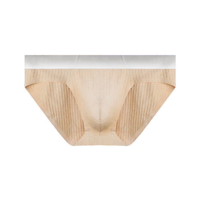 Men's Antibacterial Underwear Colored Cotton Seamless Summer