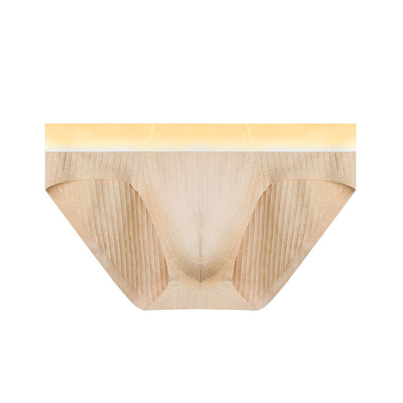 Men's Antibacterial Underwear Colored Cotton Seamless Summer