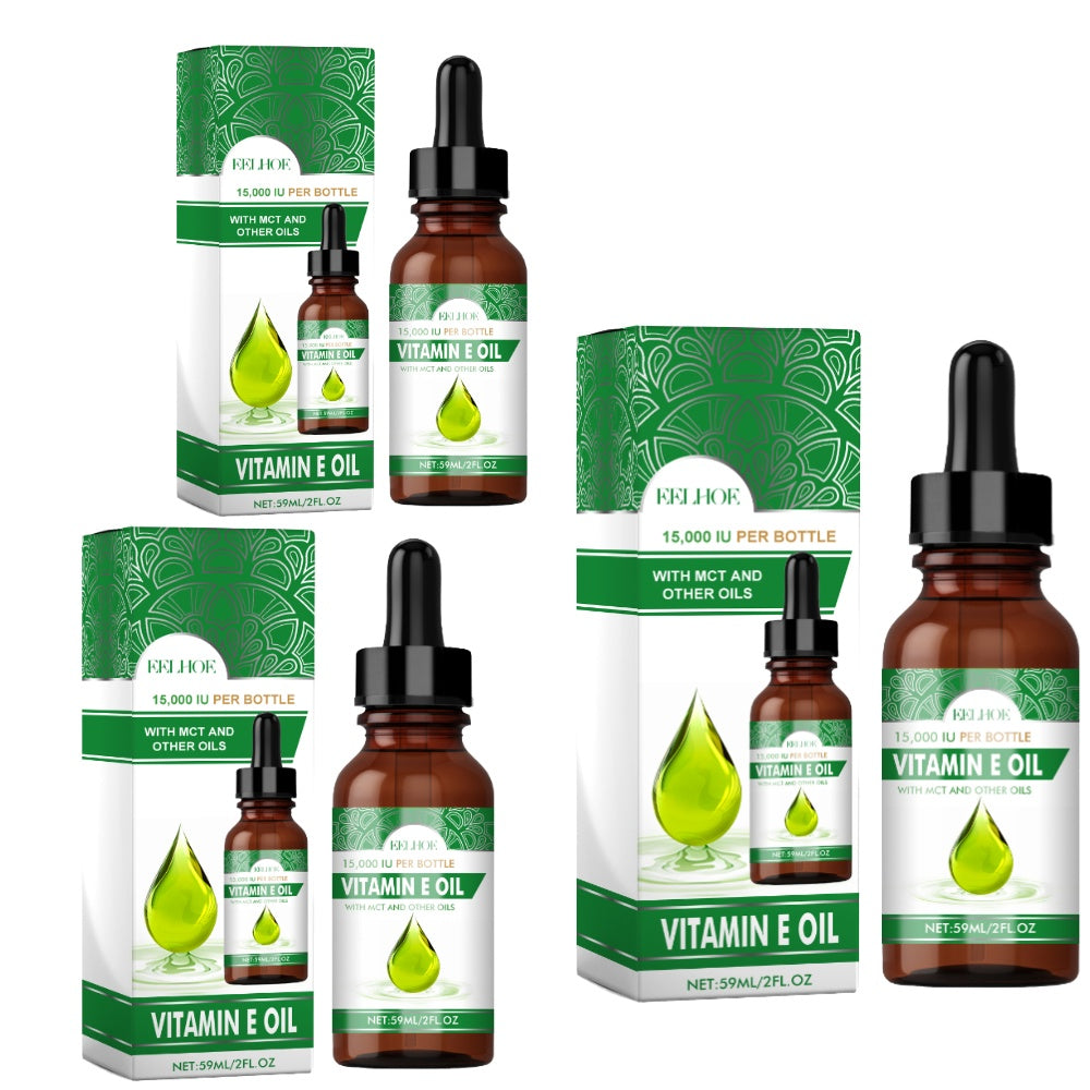 EELHOE Vitamin E Oil Repair Perm Damage Dry Frizz Moisturizing Skin Care Multi-Active Essential Oil