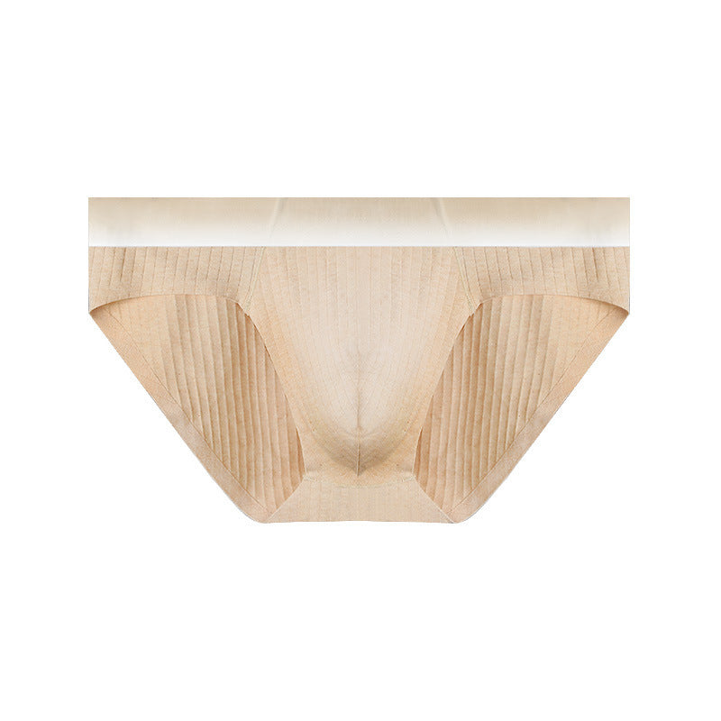 Men's Antibacterial Underwear Colored Cotton Seamless Summer
