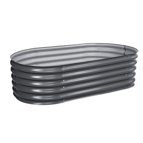 Green Fingers Garden Bed - Oval Planter Box Raised Container