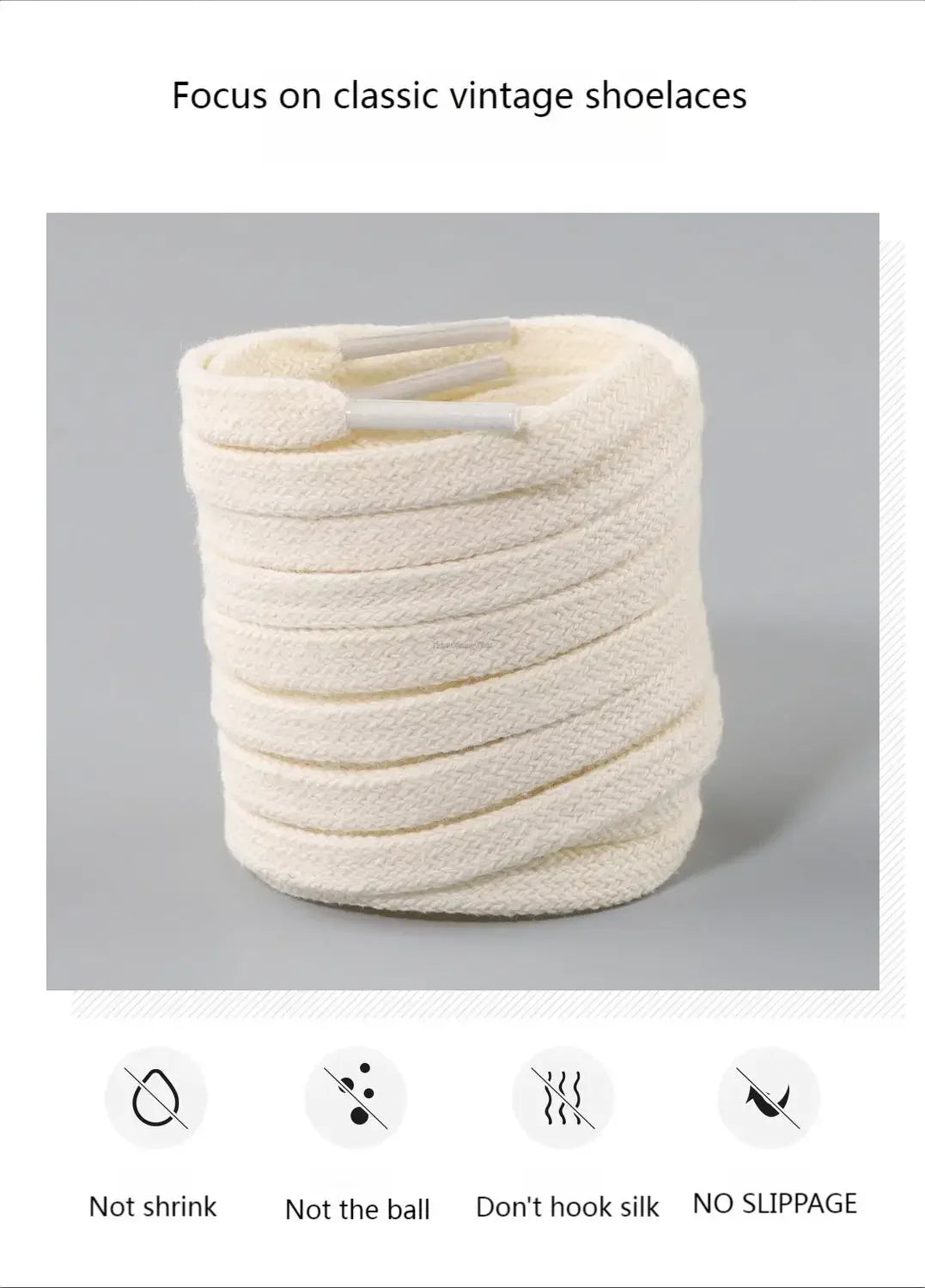 1Pair Cotton Flat Shoelaces Sneakers Canvas Shoe laces Women Men Shoelace White Black Beige Classic Laces for Shoes Strings