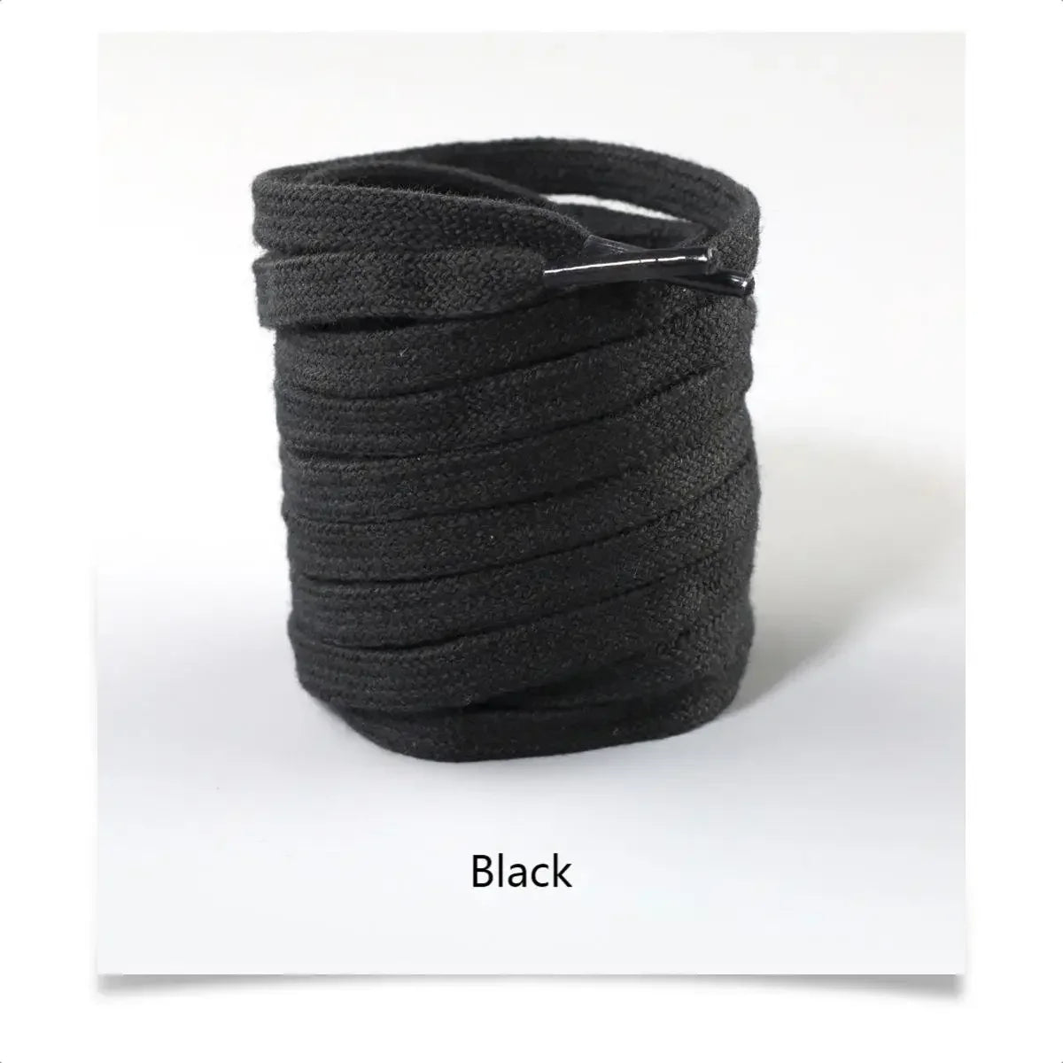 1Pair Cotton Flat Shoelaces Sneakers Canvas Shoe laces Women Men Shoelace White Black Beige Classic Laces for Shoes Strings