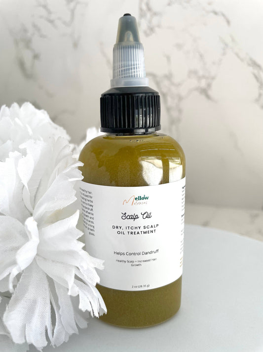 Scalp Oil Treatment For Hair Growth: 2 oz Plastic